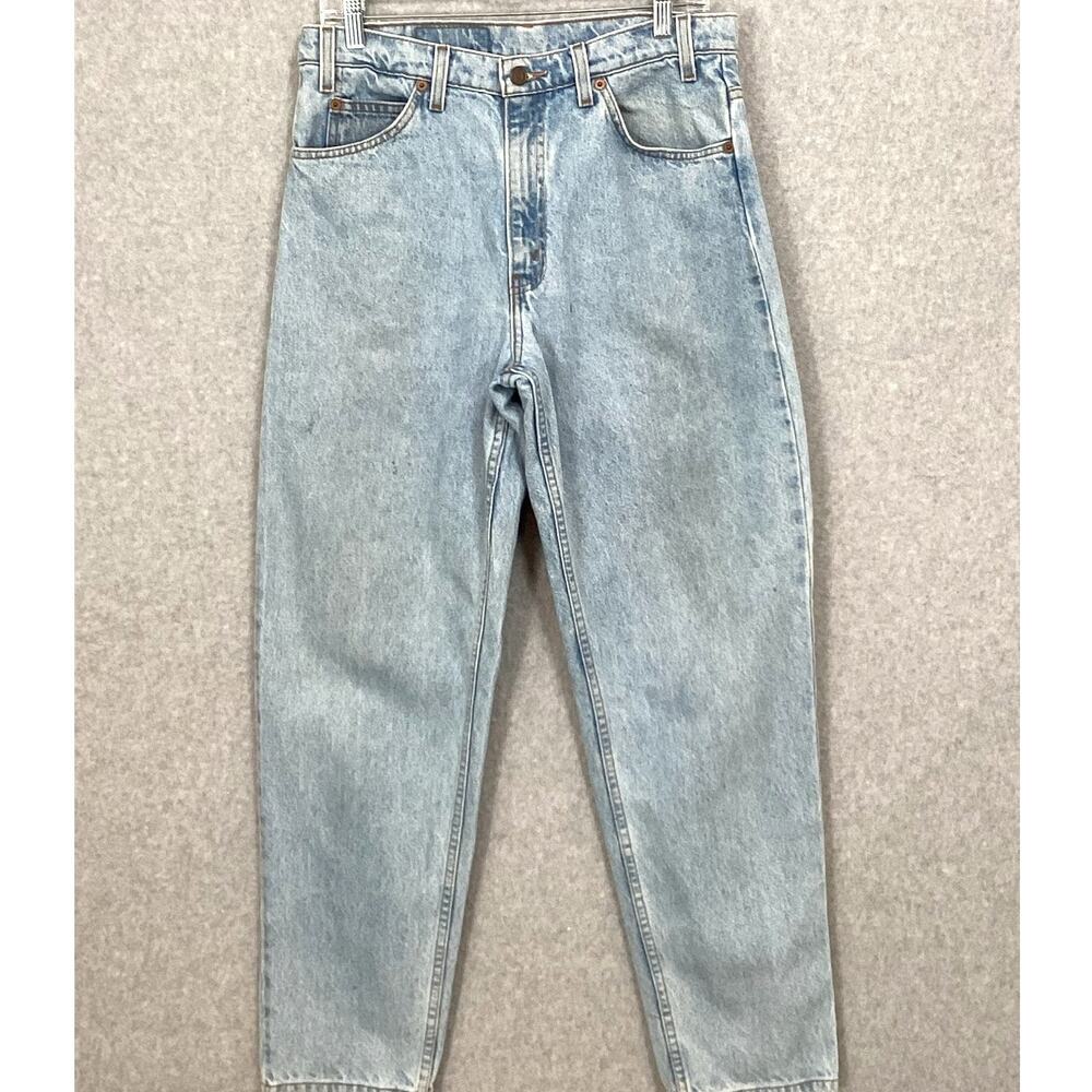 Vtg 1995 Levis 550 Jeans Size 34 Relaxed Fit Orange Tab Workwear Actual 32x30 - Picture 3 of 16